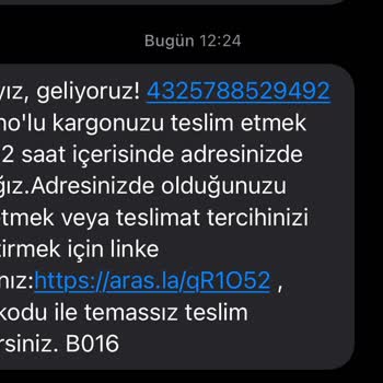 Aras Kargo'nun Yine Aynı Şekilde Mağdur Etmesi