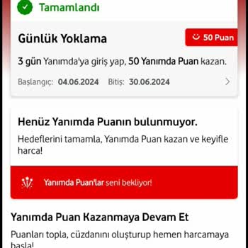 Vodafone Puanlarım Adli Kampanyadan Yararlanamadım