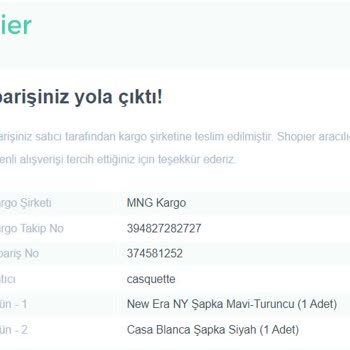 Casquette.tr Firması Ürünleri Kargoya Vermiyor