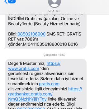 Gratis'te Verdiğim Siparişim Gözükmüyor