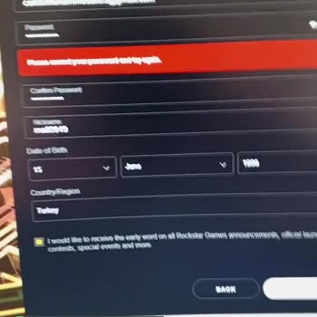 Rockstar Games Hesabıma Kayıt Olamıyorum!