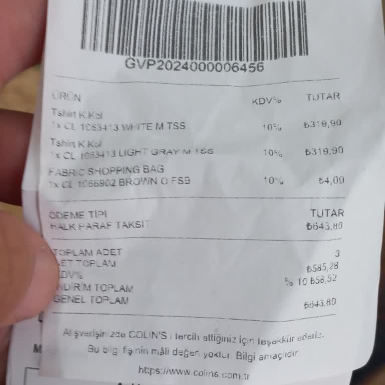 Colin's İade Zorluğu