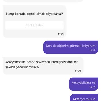 Getir Uygulama Sorunu Ve Destek Olamayan Destek Hatları