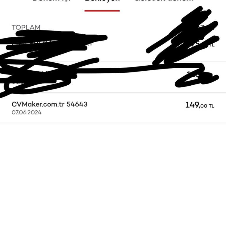 CV Maker Ücret İadesi Ve Üyelik İptali