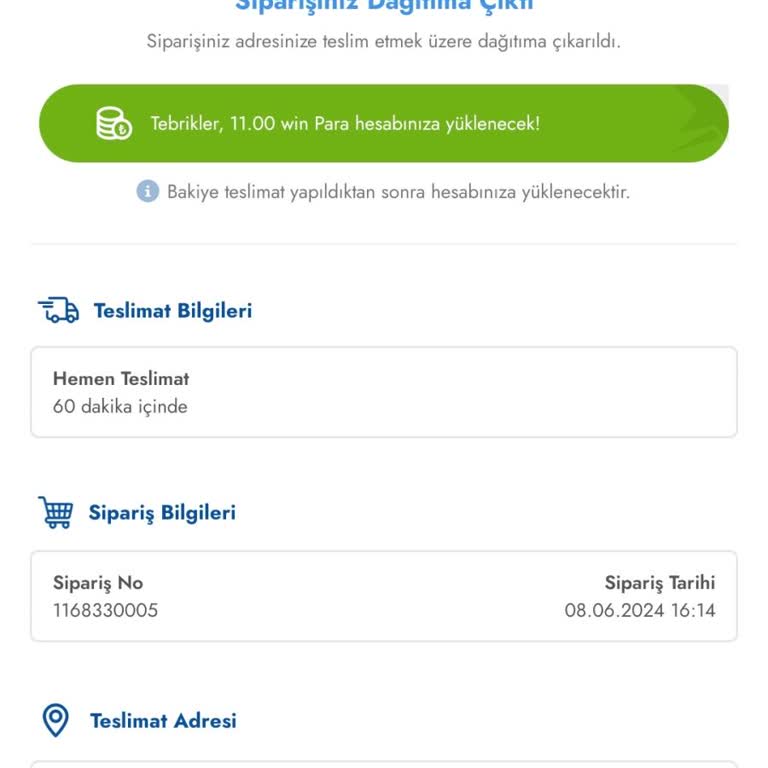 Şok Market Siparişimi Getiremedi