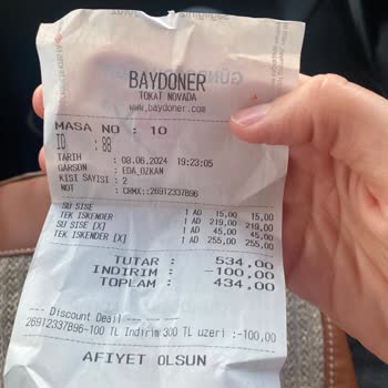 Baydöner Fiyatları Şişirerek İndirim Uyguluyor