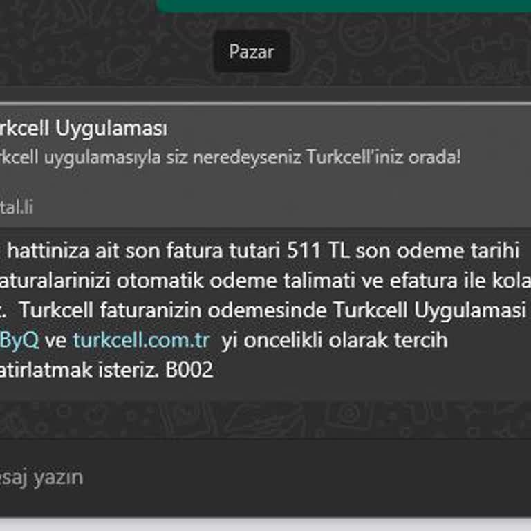 Turkcell Bana Ait Olmayan Hat İçin Fatura Borcu Gönderiyor