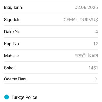 Türkiye Sigorta Ziraat Özel Konut Sigortası