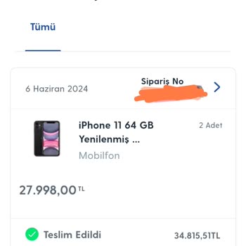 Turkcell Pasaj Yanlış Sipariş Hatası