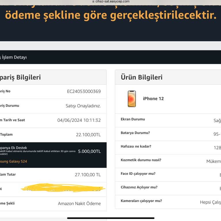EasyCep Paramı 1 Haftadır Vermiyor