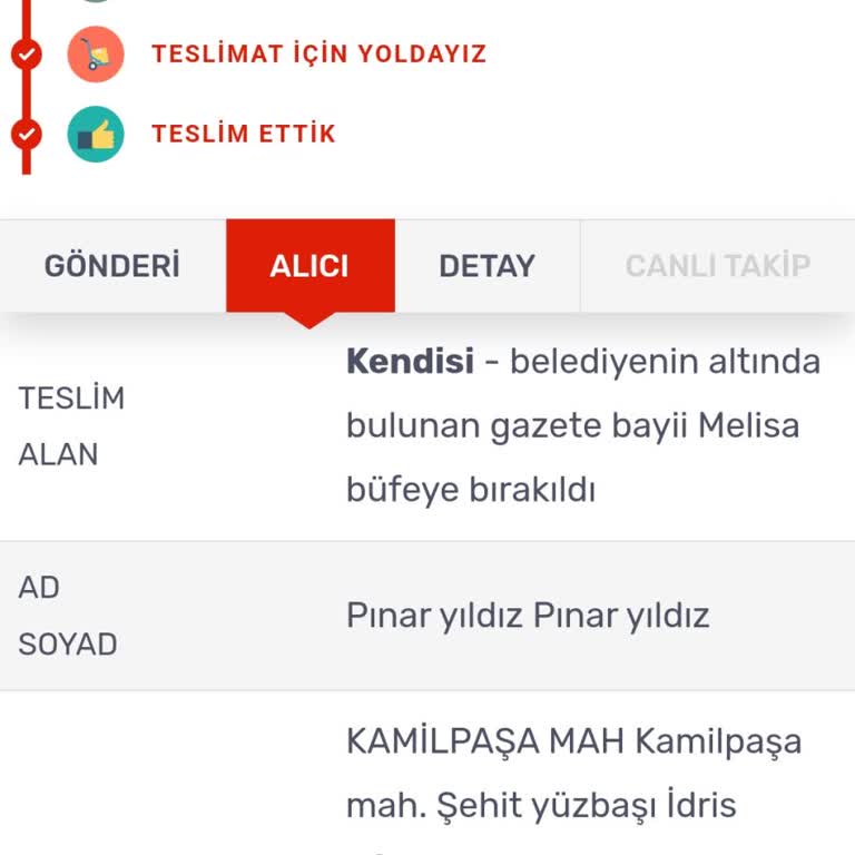 KARGOMsende Kargom Adresime Teslim Edilmedi!