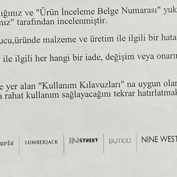 In Street Den Alınan Nike Ayakkabı İnceleme Sonucu