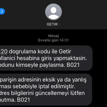 GetirYemek Sipariş İptali Para İadesi Yapmıyorlar!