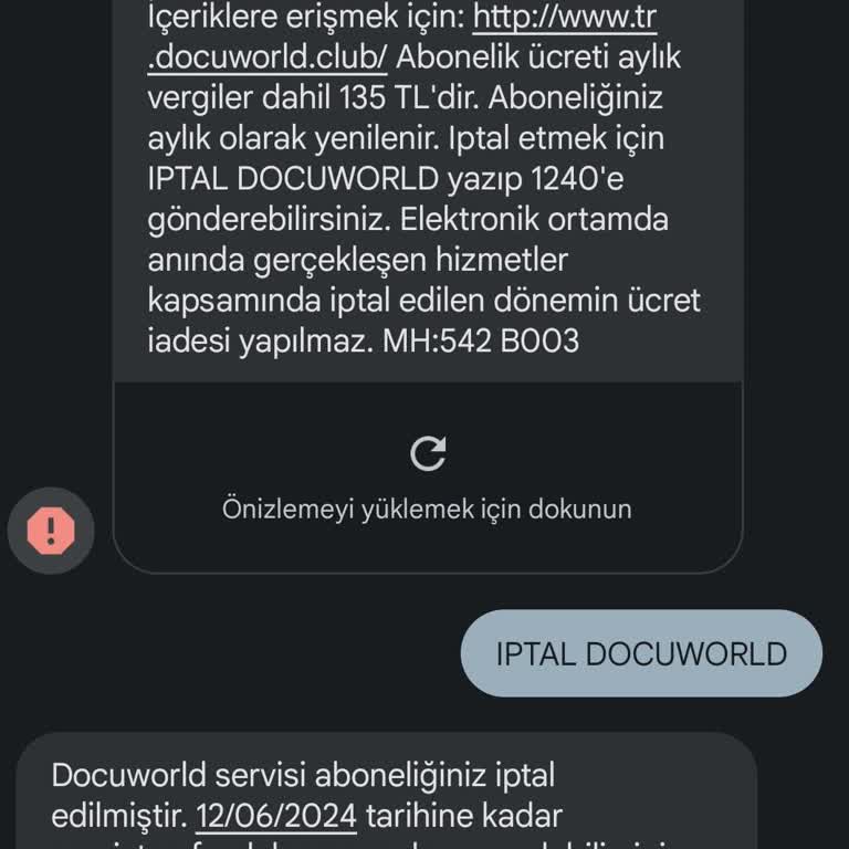 Vodafone Docuworld Haksız Ücret Alıyor.