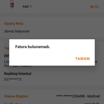 Trendyol GO İle Yaşanan Çiğköfte Sipariş Sorunu