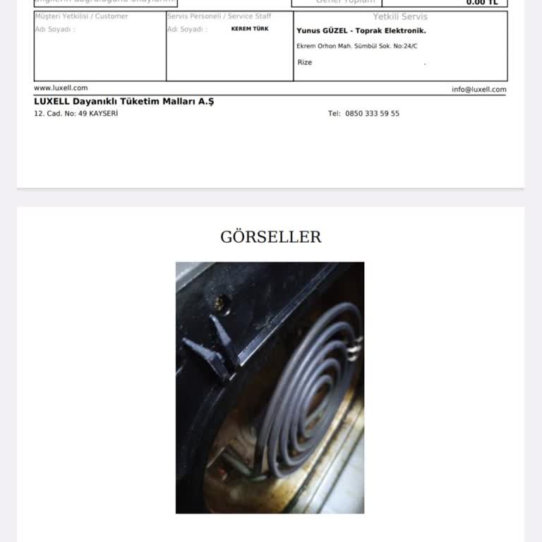 Kumtel Servis Ayıbı Garantili Ürünü Yapmama