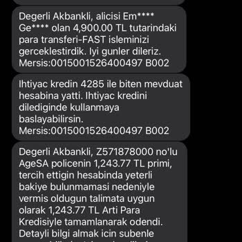 Akbank 444 25 25'i Kullanarak Hesaptan Bilgim Dışında Para Çekme