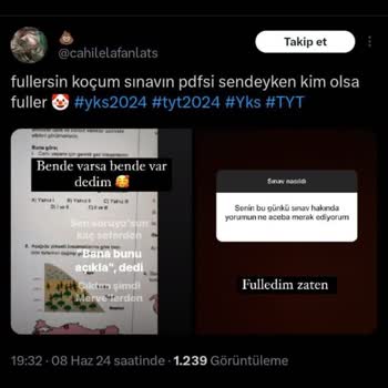 ÖSYM Sınavında Sorular Çalınmış