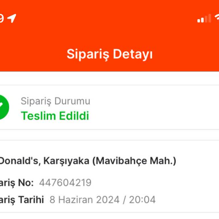 Migros Yemek Ve Migros Sanal Market + McDonald's