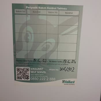 Vaillant Kombi Arıza Sorunu