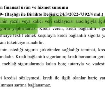 Türkiye Sigorta'nın Krediye Bağlantılı Yasal Olmayan Sigorta Primi