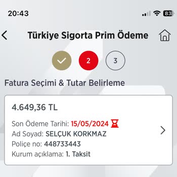 Türkiye Sigorta'nın Krediye Bağlantılı Yasal Olmayan Sigorta Primi