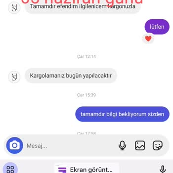 By Merve Serin Değişim Yapılan Ürünü Göndermiyorlar