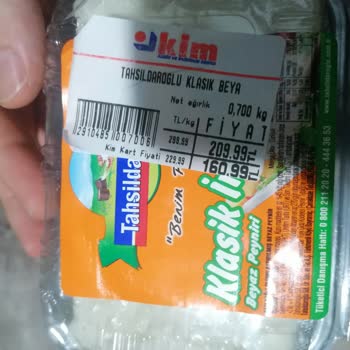 Kim Market Son Kullanma Tarihi Olmayan Peynir