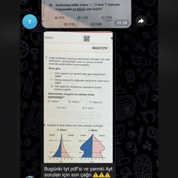 ÖSYM Soruları Çekilmiş Çalınmış