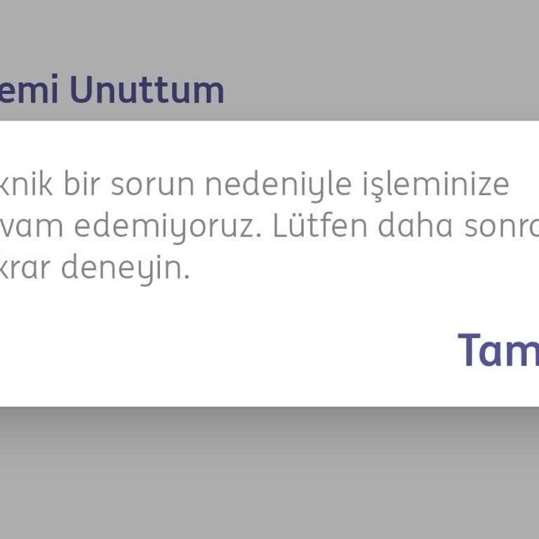 ING Bank Mobile Uygulama Giriş Sorunu