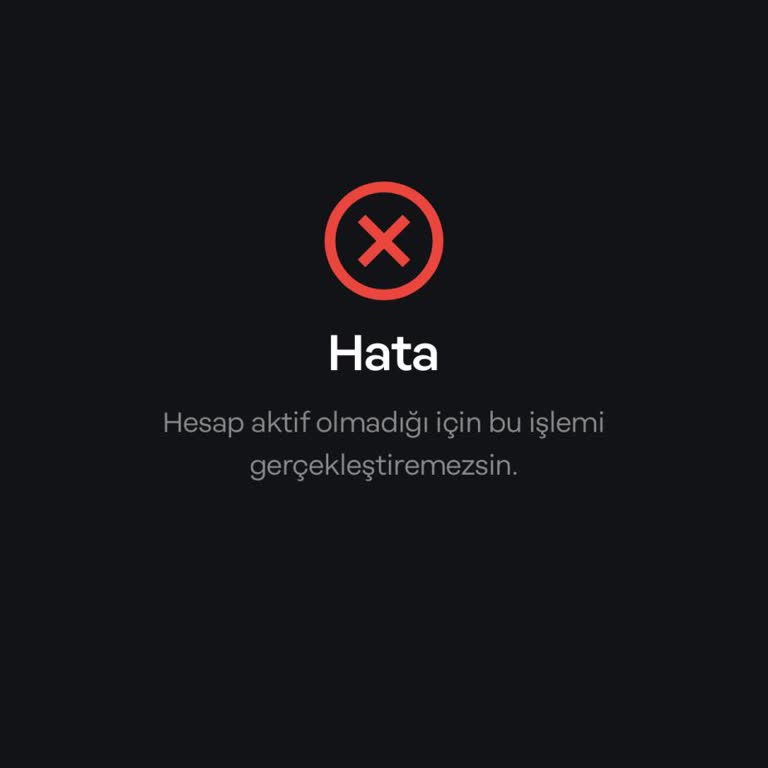 Papara Hesap Aktif Olmadığı İçin Bu İşlemi Gerçekleştiremezsin Hata Alıyorum
