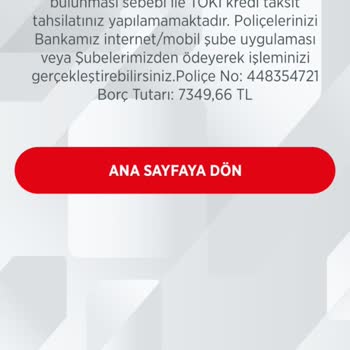 Türkiye Sigorta TOKİ İzinsiz Sigorta Yapılması