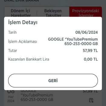 Youtube.com Benden Habersiz Para Çekmesi