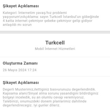 Turkcell Çekim Sıkıntısı Sorunu