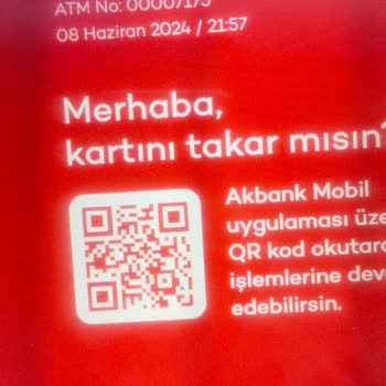 Akbank ATM'si Paramı Yuttu