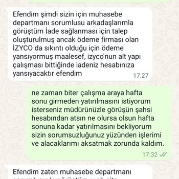 Damla Küçükeroğlu Butik Siparişimin İadesi İçin Sürekli Oyalama Taktikleri Kullanılıyor