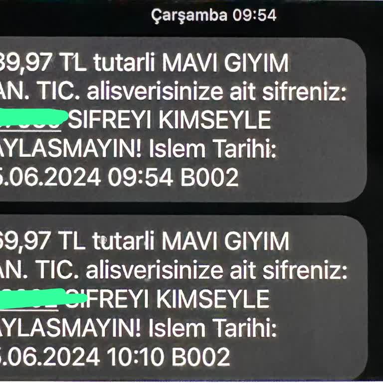 Mavi Sipariş İptali