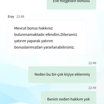 Betist Eve Hoşgeldin Bonusu Hakkında Adil Olmayan Uygulamalar