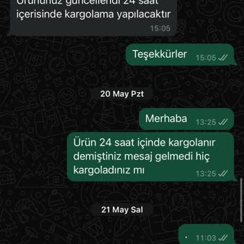 Melviencom Param İade Edilmedi Değişimde Yapılmadı Oyalayıp Durdular