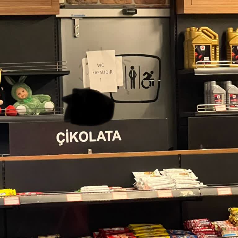 Türkiye Petrolleri Beyoğlu Şubesi Lavabo Bilinçli Kapatıyor.