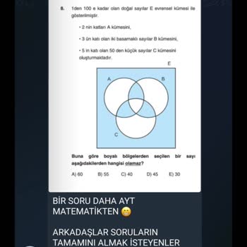 ÖSYM YKS2024 Sorular Çalışmış