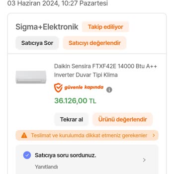 Daikin Servis Beton Duvarı Delmiyor!