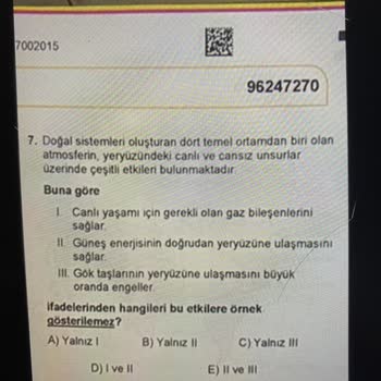 ÖSYM YKS Şikayet İçeri Telefon Sokuldu