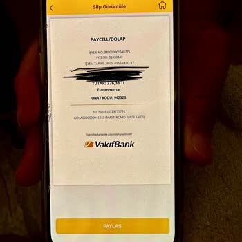 Paycell Dolap Bilgim Dışında Kredi Kartımdan Çekim Yapmış