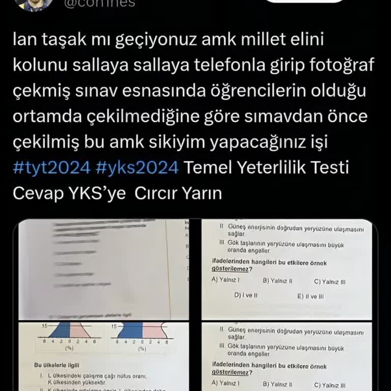 ÖSYM YKS Soruları Çalındı