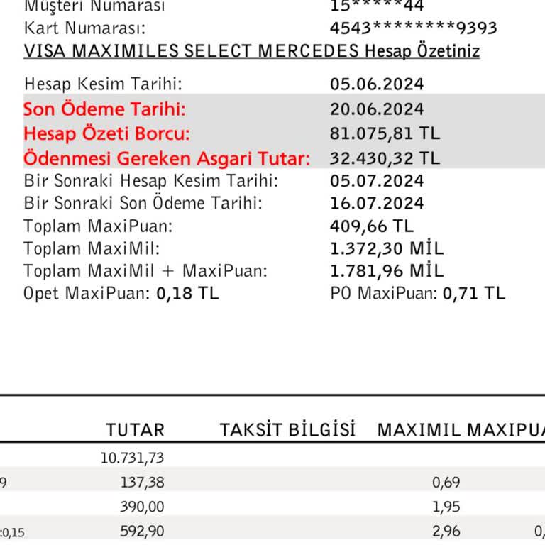 İş Bankası Maxi Mil Puanı Biriktirmeyin