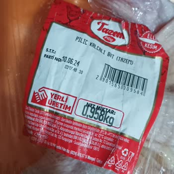 BİM Tavuğun İçindeki Parçalar