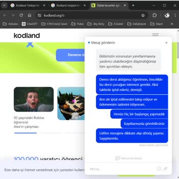 Kodland'ın "Bir Eğitimci Gibi Kendini İfade Etmesini" İstiyorum.