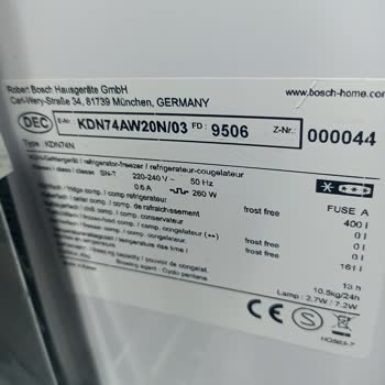 Bosch Buzdolabında Kronik Ekran Sorunu: Müşteri Memnuniyetsizliği