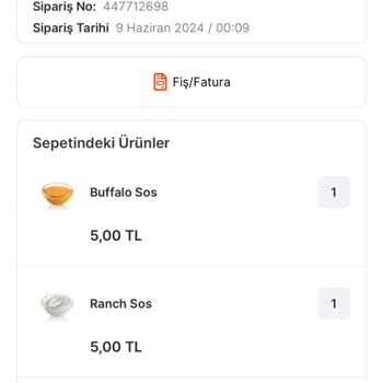 McDonald's 1 Saatlik Sipariş İptali